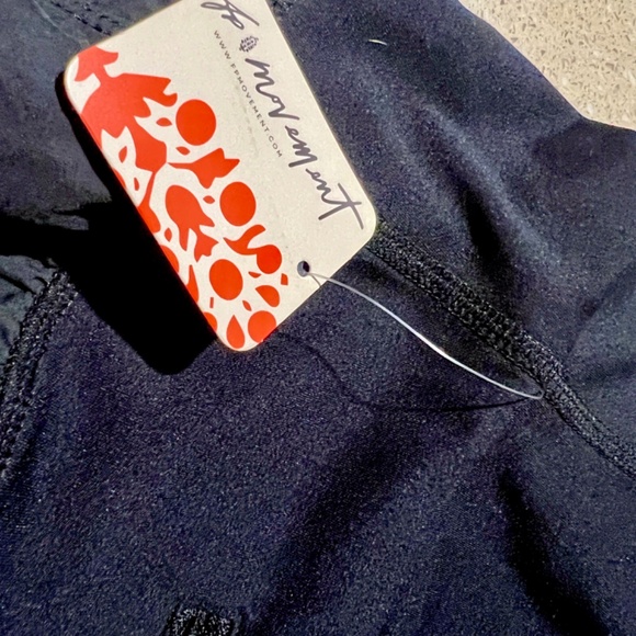 Free People FP Movement Righteous Onesie Jumpsuit in Black - Picture 5 of 6